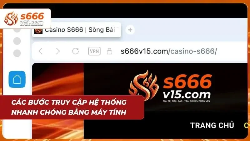 Cách truy cập vào nhà cái bằng máy tính