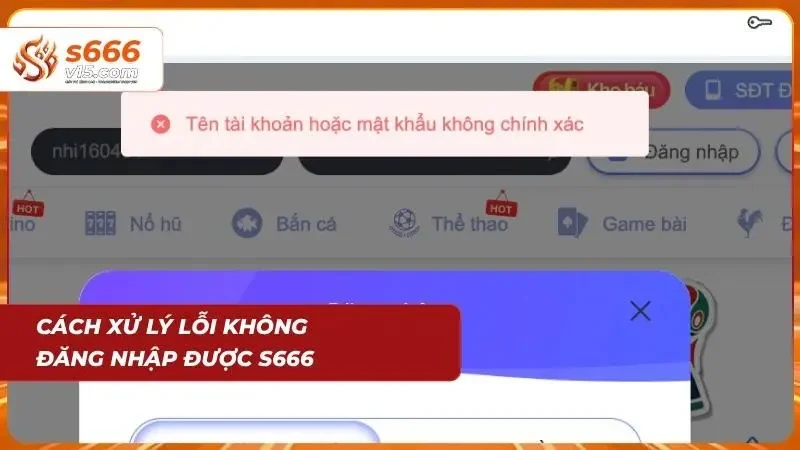 Xử lý lỗi không vào được nhà cái cực dễ