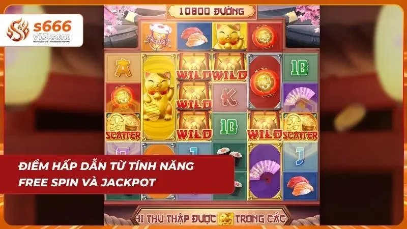 Mèo May Mắn S666 | Cực Phẩm Slot Game Thần Tài Mang Lộc Lớn 4 Cơ chế đặc biệt mang lại những bước ngoặt bất ngờ cho mọi cược thủ