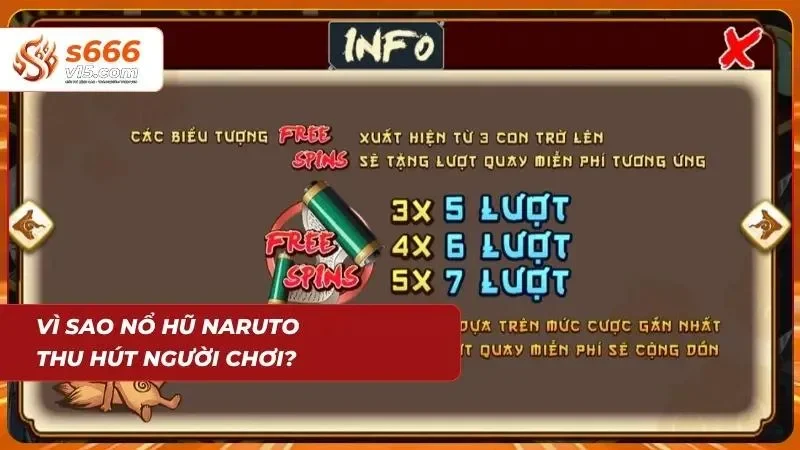 Nổ Hũ Naruto | Slot Game Ninja Săn Jackpot Cực Đỉnh 2026 7 Tỷ lệ ăn thưởng vượt trội đem lại sự phấn khích tột độ cho bet thủ