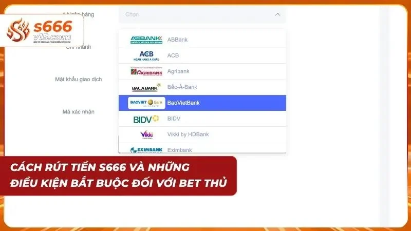 Rút Tiền S666 - Cách Giao Dịch Rút Nhanh Chóng Và Hiệu Quả 2 Quy trình xác minh thông tin hội viên chính chủ