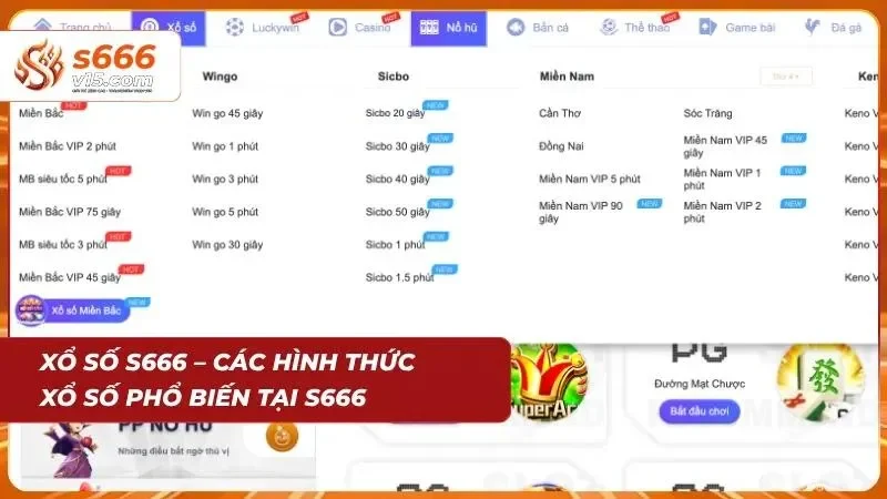 Tổng hợp nhiều hình thức xổ số s666 được quan tâm